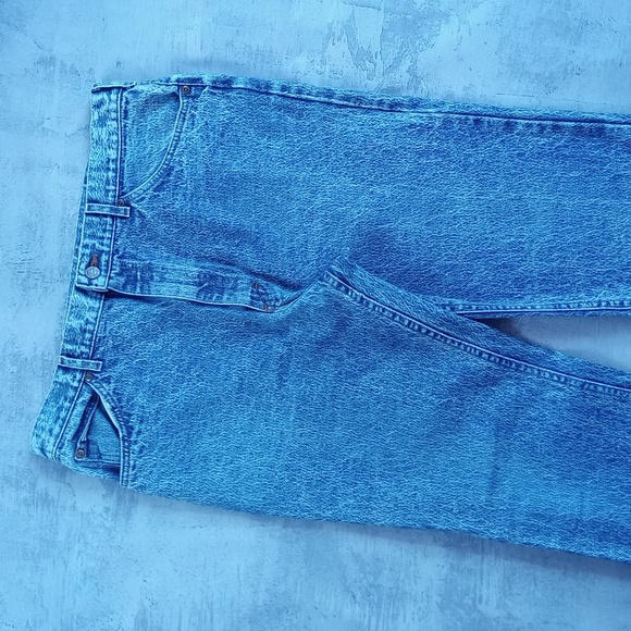 Vintage 1980s Lee Storm Rider Stone Wash Denim Jeans - Picture 5 of 11